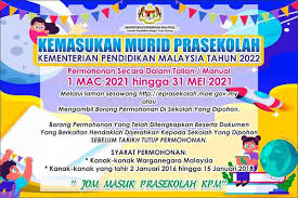 Isi kandungan semakan keputusan permohonan prasekolah sesi 2022 rayuan permohonan pendaftaran pra sekolah 2022 Prasekolah Sps Penang Posts Facebook
