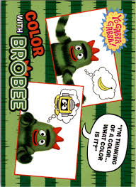No more trying to figure out what the. 2012 Yo Gabba Gabba 57 Color With Brobee Yellow Nm Mt