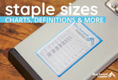 Staple Sizes: Charts, Definitions, and More for All Types of ...