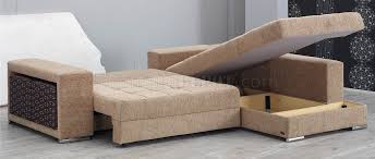 The oadef faux leather sectional sofa provides you with a comfortable seat with medium firmness in the cushioning. Two Tone Fabric Modern Convertible Sectional Sofa W Storage