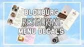 Players can cook various meals and dishes with this skill. Roblox Bloxburg New Updated Menu Decal Id S Youtube