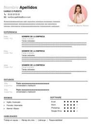 Te hemos explicado cómo hacer un curriculum vitae en word desde cero, pero si prefieres agilizar el proceso y contar con un modelo de currículum ya rellenado que te sirva de inspiración, a continuación encontrarás algunas plantillas en formato.doc (es decir, preparadas para microsoft word) que puedes descargar y personalizar a tu gusto. Curriculum Vitae Descargar Formato