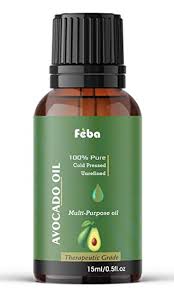 Avocado oil 4 oz cold pressed 100% pure natural for skin, body, hair and massage. Buy Feba Avocado Oil 100 Pure Natural Organic Cold Pressed For Hair Growth Skin Gmp Certified 15ml Online At Low Prices In India Amazon In