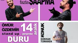 omur ozdemir in yazip oynadigi fazla saapma stand up gosterisi bileti omur ozdemir yazdigi ve sahneledigi stand up gosteride yazar kend yazar hayat insan