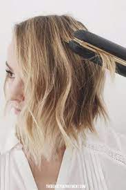 Flat Iron Wave Trick The Beauty Department How To Curl Short Hair Great Hair Hair Waves