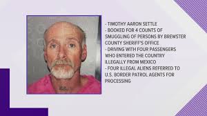 Man arrested after Brewster County Sheriff's Office finds four people who  allegedly entered the country illegally in his vehicle