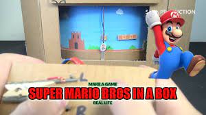 How To Make Super Mario Bros Game Using Cardboard Real Life Super Mari Super Mario Bros Games Mario Bros Super Mario Bros