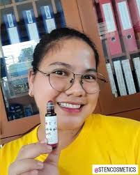 jennieaparentado in our lip & cheek tint 'maria' shade. Php 110, order now.  📩 #STEN #STENCosmetics #YouAreMore #buylocal #supportlocal
