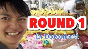 Osaka, Japan May 2016. Namco arcade Namba Parks