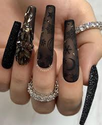 These are the best coffin shape nail ideas. Stylish Nail Art Designs That Pretty From Every Angle Sheer Black Winter Nails