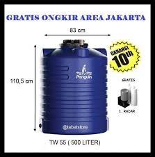 Harga toren air penguin dengan kapasitas terkecil dijual dengan harga pasaran rp 950.000. Jual Harga Diskon Tangki Air Water Tank Toren Merk Penguin Tw 55 500 Liter Di Lapak Carera Store Bukalapak