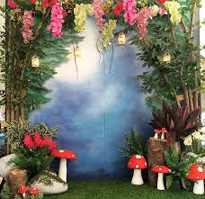 Tinkerbell Theme Photo Booth Fairy Birthday Party Woodland Fairy Party Enchanted Forest Party