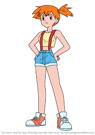 Ash, brock, misty, and their pokémon friends have come across the mighty gyarados robot. Learn How To Draw Misty Aka Kasumi From Pokemon Pokemon Step By Step Drawing Tutorials