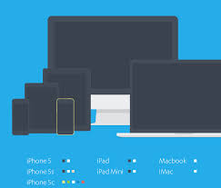 Free Flat Apple S Devices Mockup Fribly Free Web Design Graphic Design Showcase User Interface Design
