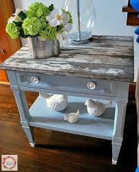 Quick End Table Makeover End Table Makeover Table Makeover Refurbished Table