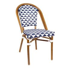 Large quantities and more colours in stock now! New Britain Stackable Patio Dining Chair Patio Dining Chairs Blue Patio Chairs Patio Dining