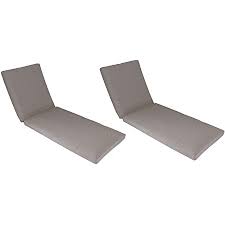 Maybe you would like to learn more about one of these? Amazon Com Made In Usa Outdoor Patio Chaise Lounge Cushion 26 W X 76 L Sunbrella Canvas Taupe 2 Pack Kitchen Dining
