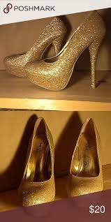 Sparkling Gold High Heels Heels Gold High Heels High Heels