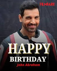 Happy birthday to the man who defined "cool" for a generation! 🏍 🔥 From  the high-octane thrills of #Dhoom to the grit of #BatlaHouse and the sheer  power in #Pathaan, #JohnAbraham continues