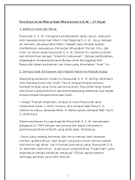 Isra` secara bahasa berasal dari kata 'saro' bermakna perjalanan di malam hari. Peristiwa Israk Mikraj Nabi Muhammad S
