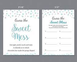 Guess The Sweet Mess Boy Baby Shower Games Poopy Diaper Game Etsy Boy Baby Shower Games Baby Boy Shower Baby Shower Games
