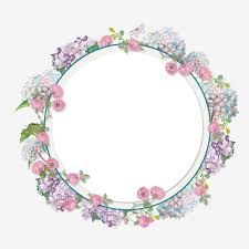 Round Hand Drawn Romantic Floral Border Fresh Hand Painted Rose Png Transparent Image And Clipart For Free Download How To Draw Hands Floral Border Floral