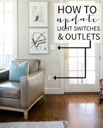 How To Update Light Switches And Outlets For A Contemporary Look Light Switch Home Decor Home