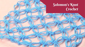 Crochet Solomon S Knot Crochet Stitches Tutorial Crochet Tutorial Crochet Shell Stitch