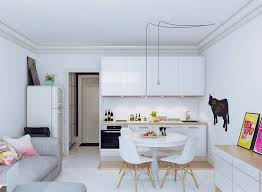 дизайн квартиры студии 26 кв м с двумя окнами Studiya 26 Kv M Dizajn Obustrojstvo Interera I Planirovka Kvartiry S Balkonom Foto