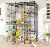 PAWING Catio - Jaula para gatos al aire última intervensión para interiores  y exteriores, gran alambre de metal para gatos para 1-3 gatos, jaula de ...