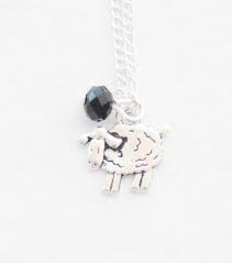 Black Sheep Necklace Counting Sheep Charm Necklace Sheep Jewelry Lamb Jewelry Lamb Birthstone Jewelry Black Sheep Necklac Birthstone Jewelry Sister Gifts Sheep