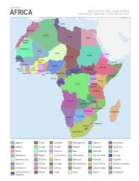The map of africa comprises of an area of 11,730,000 square miles, africa is the second largest continent on the planet. 7 Printable Blank Maps For Coloring All Esl