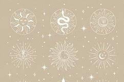 Download Sacred Sun Logo Design Illustrations Decorative Moon Stars 960727 Logos Design Bundles