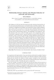Language english with lithuanian translation. Pdf Relationship Between Anatomy And Vibration Behaviour Of Softwoods And Hardwoods