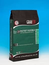 Granfix Fast Set Flexible Adhesive In Grey 20kg Amazon Co