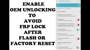 Go to settings menu and turn on usb debugging and oem lock in the developer options. Enable Oem Unlocking Unlock Bootloader Tutorials