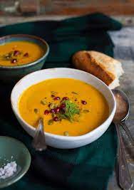 Creamy Carrot Ginger Soup Simple Bites Recipe In 2021 Carrot Ginger Soup Carrot And Ginger Yummy Lunches