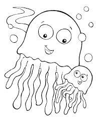 Spongebob squarepants underwater coloring page. Jellyfish Coloring Pages 101 Coloring