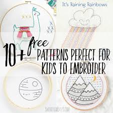 Beautiful hand embroidery patterns and embroidered quilt patterns. 10 Free Simple Embroidery Patterns For Kids Swoodson Says