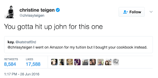 Chrissy teigen is the reigning queen of twitter. 100 Hilarious Chrissy Teigen Tweets We Honestly Need To Talk About More