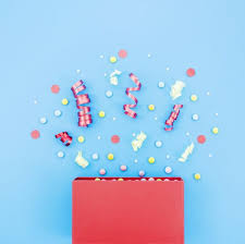 Birthday In A Box Promo Code 2020 Download Birthday Gift Box With Confetti For Free In 2020 Free Birthday Stuff Happy Birthday Frame Pink Gift Box