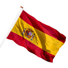 De vlag van spanje bestaat uit twee rode horizontale banen en een gele, met in de gele baan het hierin onderscheidt spanje zich van veel andere europese landen die vlaggen hebben waarin alle. Vlag Van Spanje Eenvoudig Bestellen Top Kwaliteit Beste Service