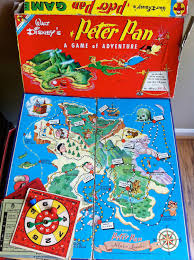 Walt Disney Peter Pan Board Game 1953 Peter Pan Disney Disney Board Games Disney Games