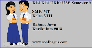Aug 11, 2021 · kunci jawaban pat bahasa indonesia kelas 7 kurikulum 2013.soal dan kunci jawaban pat bahasa indonesia kelas 7 kurikulum 2013k13 yang kami bagikan ini merupakan contoh soal yang dapat dimanfaatkan oleh siswa maupun guru mata pelajaran bahasa indonesia atau guru kelas sebagai suatu contoh atau pandangan untuk membuat soal pat bahasa indonesia kelas 7 semester genapseperti yang kita ketahui bahwa. Kisi Kisi Ukk B Jawa Kelas 8 Smp Mts Kurikulum 2013 Soalbagus Com