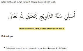 Sementara jika hendak dijabarkan secara istilah, sholat tarawih adalah sholat sunnah yang dilakukan saat malam bulan ramadlan saja. Panduan Solat Sunat Tarawih Berjemaah Bersendirian Di Rumah Lengkap Dengan Terjemahan