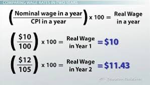 This number is to be multiplied by 100 to get the number reflected as a percentage. Adjusting Wages For The Inflation Rate Video Lesson Transcript Study Com