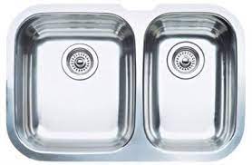 Looking for a kitchen sink? Blanco 440161 27 Inch Undermount Double Bowl Stainless Steel Sink With 7 1 2 Inch Large Bowl Depth 18 Gauge 18 10 Chrome Nickel Content And 3 1 2 Inch Drains