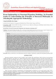 Pdf Quantitative Research Or Qualitative Research From Epistemology To Structural Equation Modeling An Essential Guide In Understanding The Principles Of Research Philosophy In Selecting The Appropriate Methodology