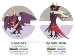 Vampire Bats By Adamfegarido Pokemon Vampire Bat Cool Pokemon