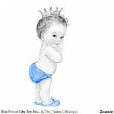 Baby Boy Head Clipart Black And White Blue Prince Baby Boy Shower Cutout Zazzle Com Baby Boy Shower Baby Bear Baby Shower Boy Shower